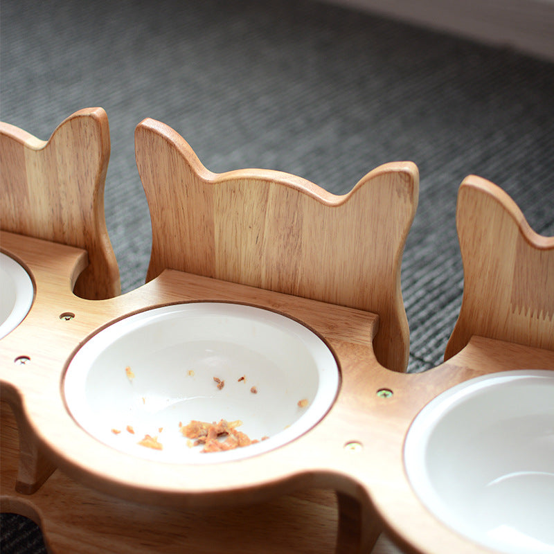 Elevate Your Pet's Dining Experience with Our Tall Ceramic Pet Bowl