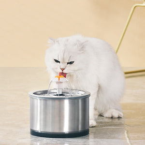 The Ultimate Pet Hydration Solution: Stainless Steel Pet Drinking Fountain Bowl