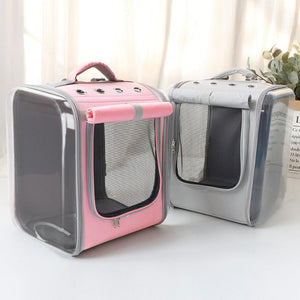 Space Capsule Portable Pet Backpack PVC Laser Pet Bag: The Ultimate Travel Solution for Your Furry Friend