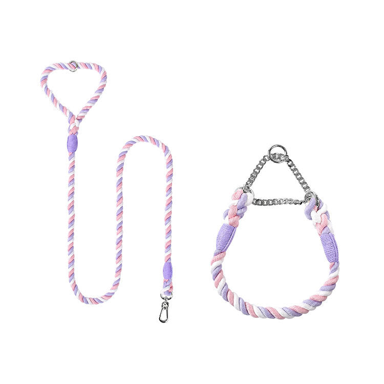 Woven Cotton Pet Leash And Collar Set: The Perfect Blend of Style and Comfort