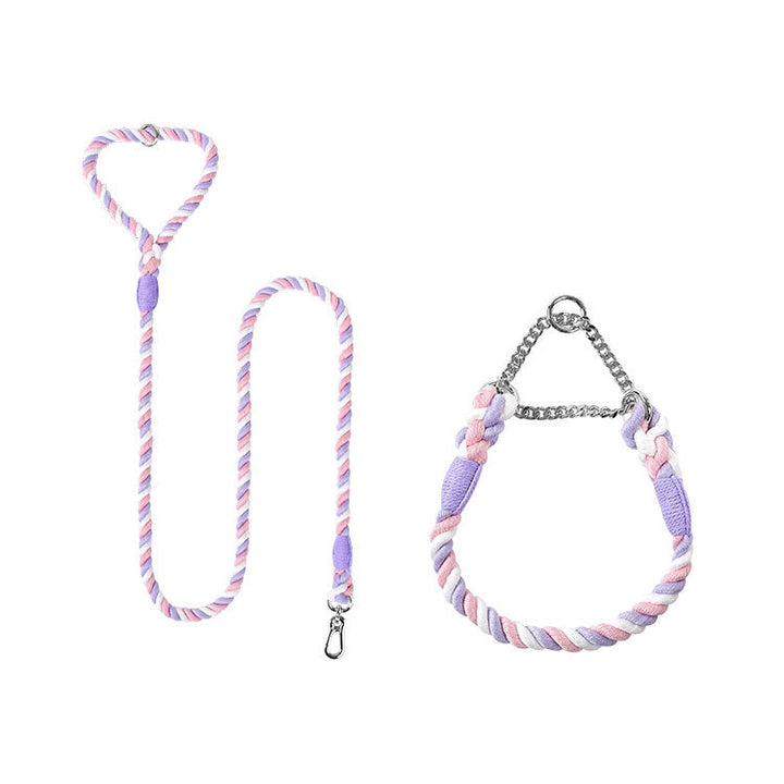 Woven Cotton Pet Leash And Collar Set: The Perfect Blend of Style and Comfort