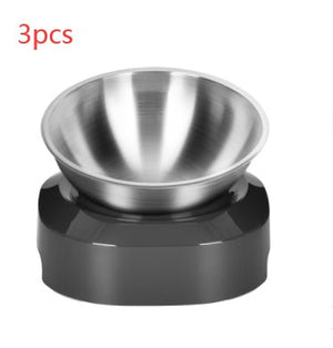 Enhance Your Pet's Mealtime with Our Stainless Steel Double Bowl