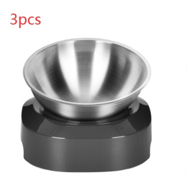 Enhance Your Pet's Mealtime with Our Stainless Steel Double Bowl