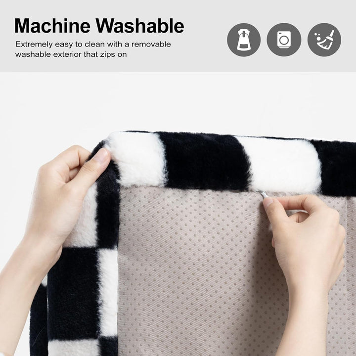 The Ultimate Comfort for Your Furry Friends: Fluffy Washable Pet Couch Bed