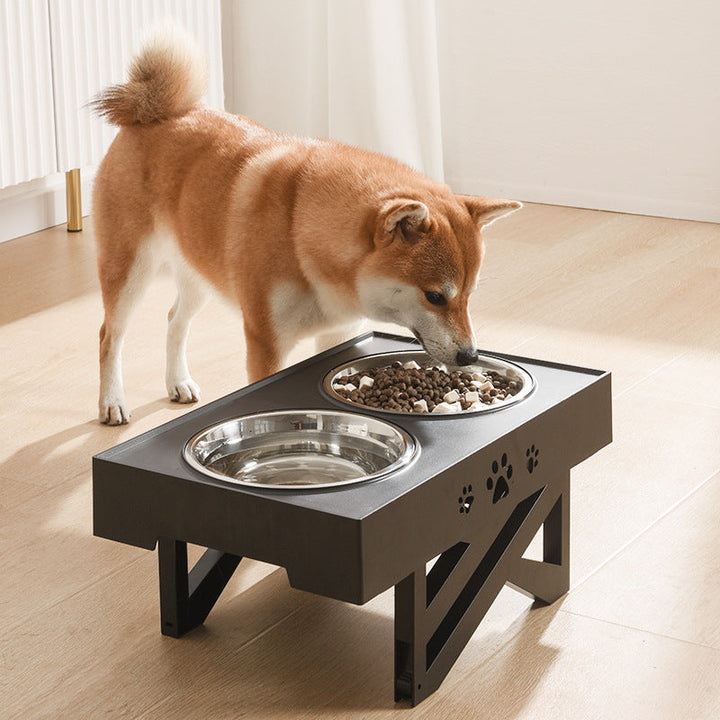 Elevate Your Pet's Dining Experience with Our Adjustable Foldable Pet Lifting Table