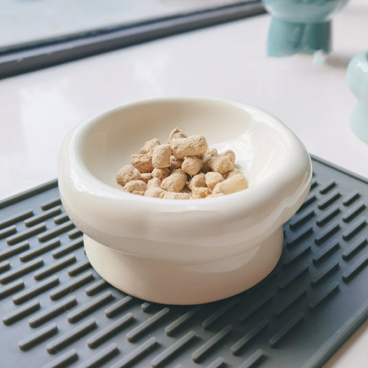 Elevate Your Pet's Dining Experience with Our Simple Pet Ceramic Bowl