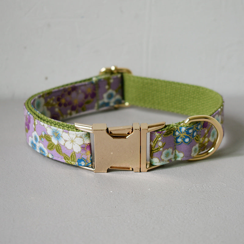 The Ultimate Pet Accessory: Purple Zephyr Pet Leash And Collar Set