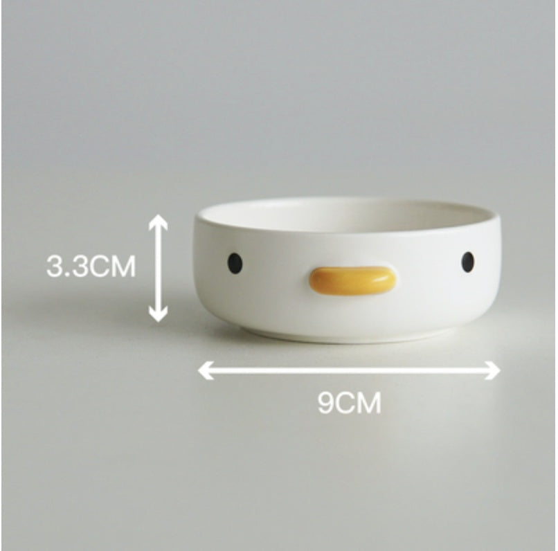 Ceramic Slanted Tall Pet Bowl Comfortable Drinking Design