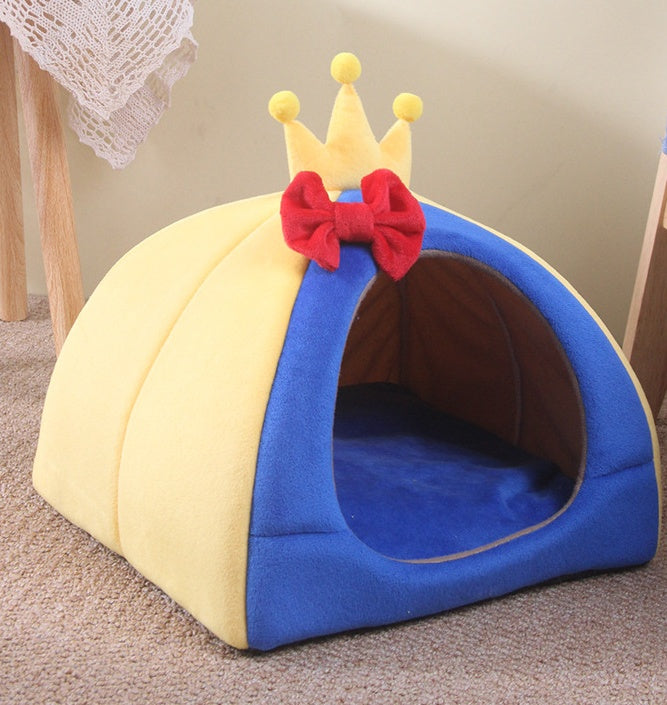 Four Seasons Universal Pet Nest Semi-Enclosed Cozy Bed