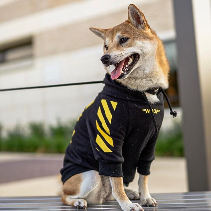 Pet Fashion Three Stripe Sports Sweater For Autumn Winter