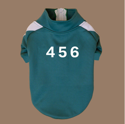 Digital Pattern Pet Sweater Coat For Small And Medium Breeds