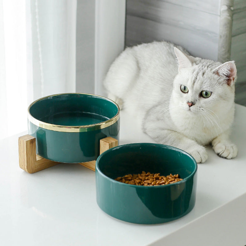 Ceramic Pet Bowl Durable Food And Water Dish