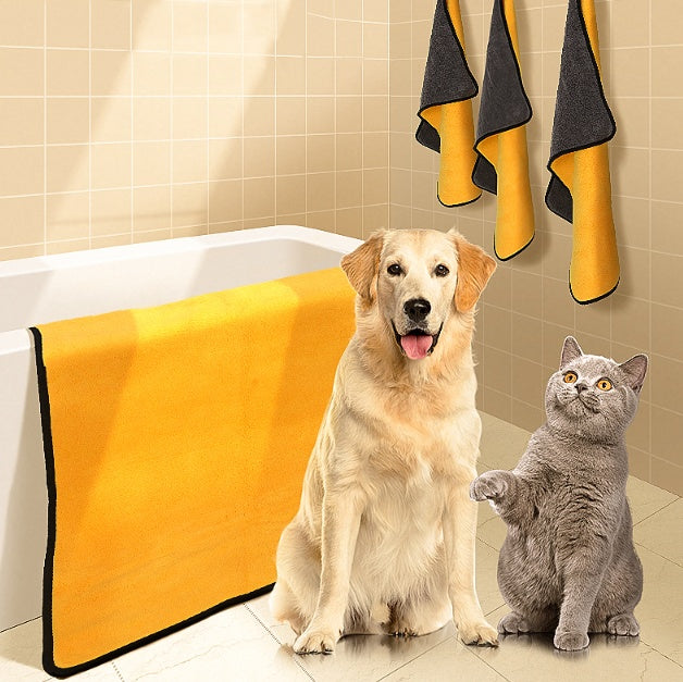Pet Absorbent Quick-Drying Bath Towel