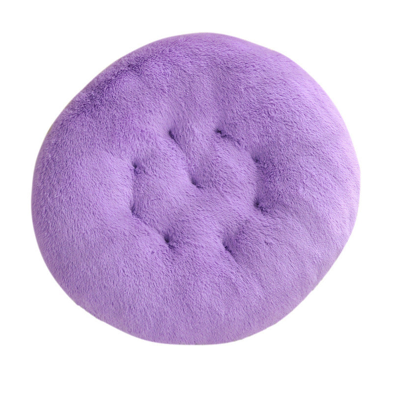 Round Plush Pet Mat Bed For Warm Comfortable Sleep