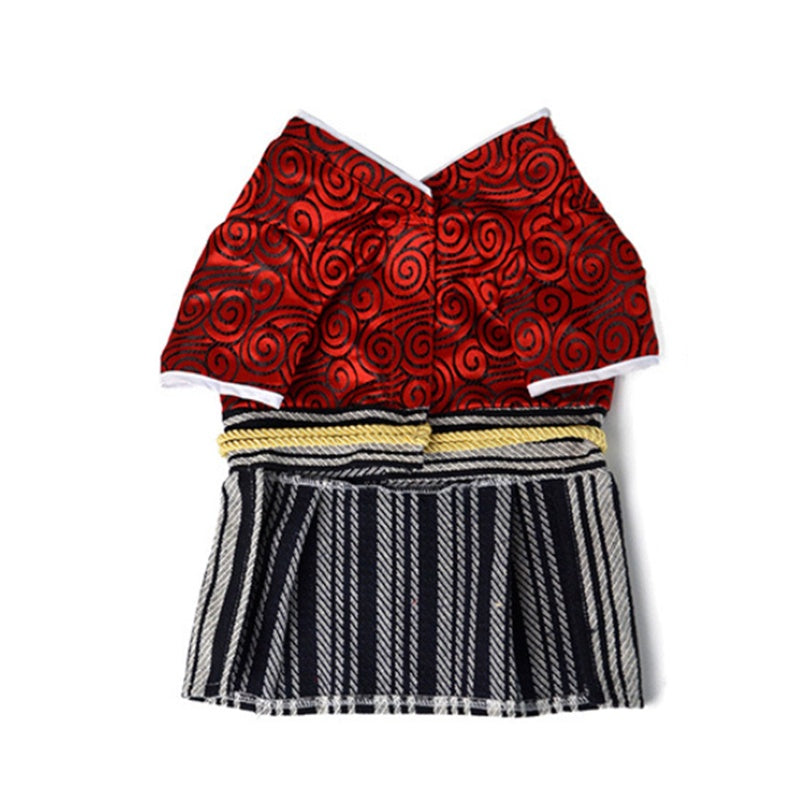 Samurai Style Pet Outfit Fashionable Clothing For Pets