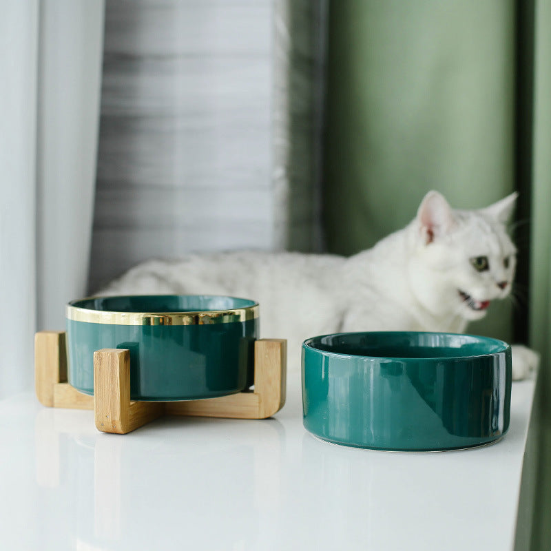 Ceramic Pet Bowl Durable Food And Water Dish