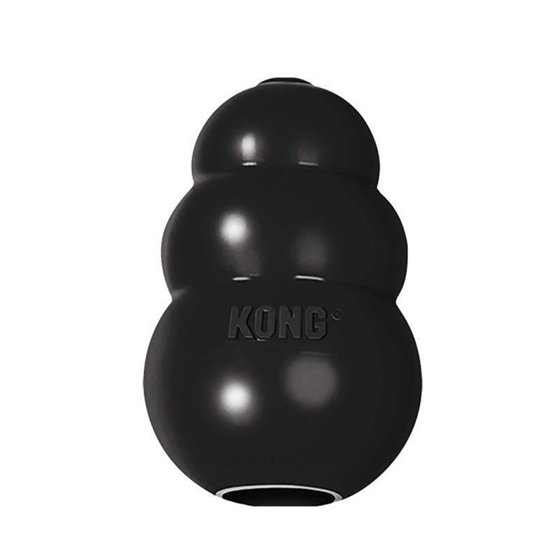 Bite-Resistant Rubber Pet Toy Gourd Shape With Food Dispensing Design