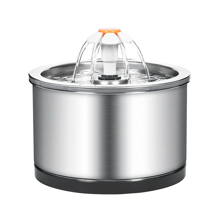 Stainless Steel Pet Drinking Fountain Bowl For Cats And Small Pets