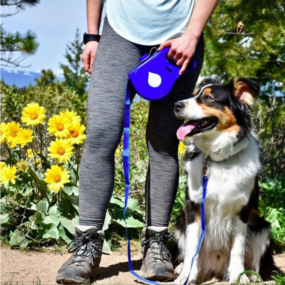 Multifunctional Portable Retractable Pet Leash Durable Design