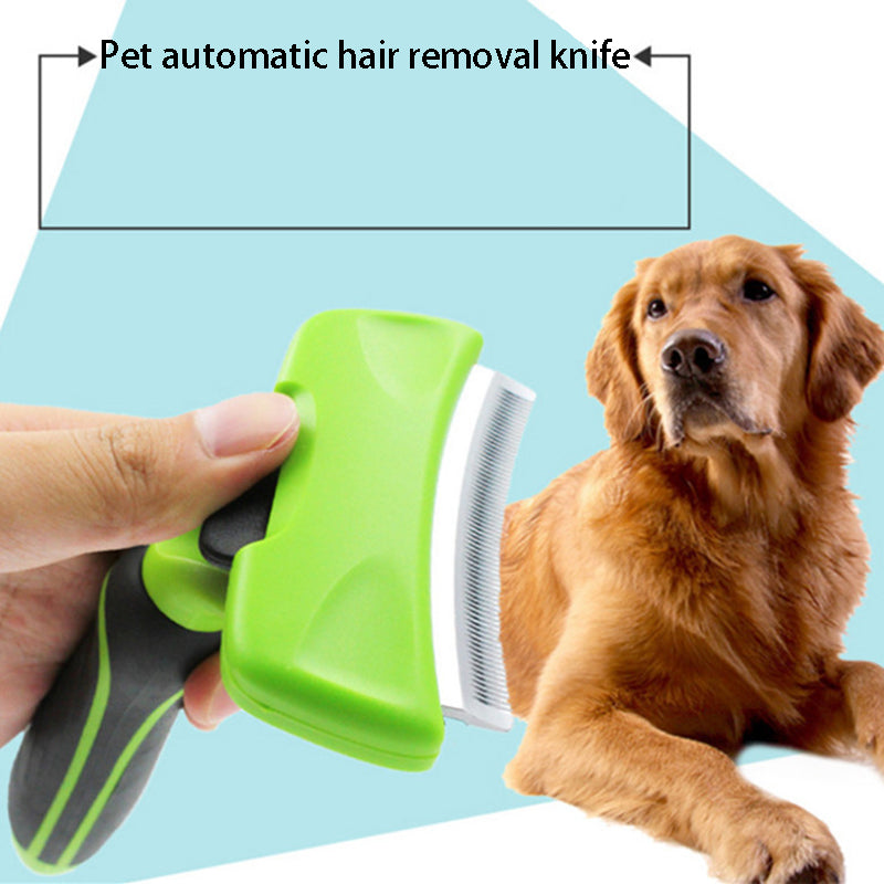 Pet Deshedding Grooming Brush Hair Removal Comb Tool