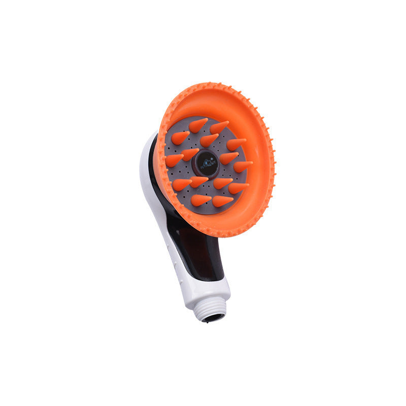 Pet Shower Kit Massage Brush And Adjustable Shower Head