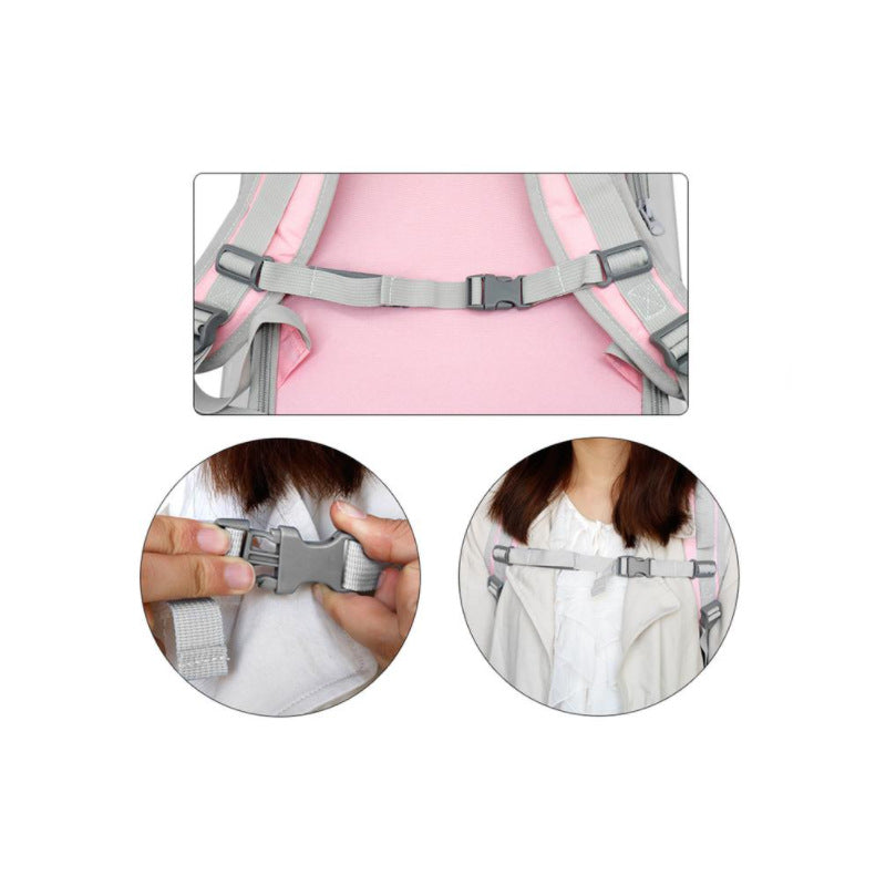Space Capsule Portable Pet Backpack PVC Laser Pet Bag
