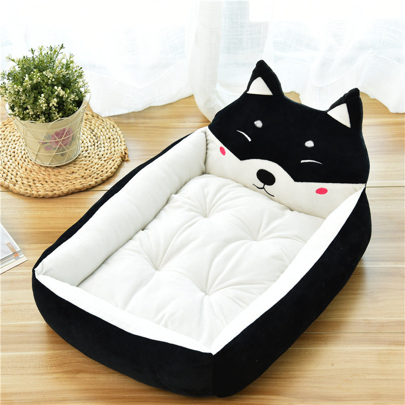 Large Pet Bed Soft Fleece Cozy Warm Nest 7 Colors