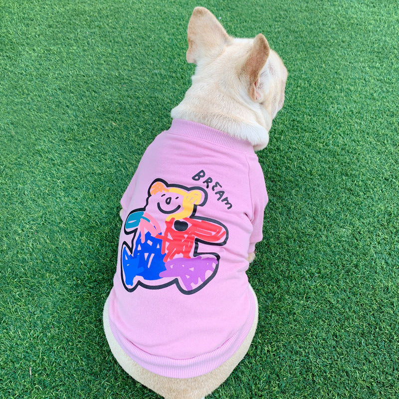Spring Autumn Pet Cotton Two-Legged Sweater For Pets