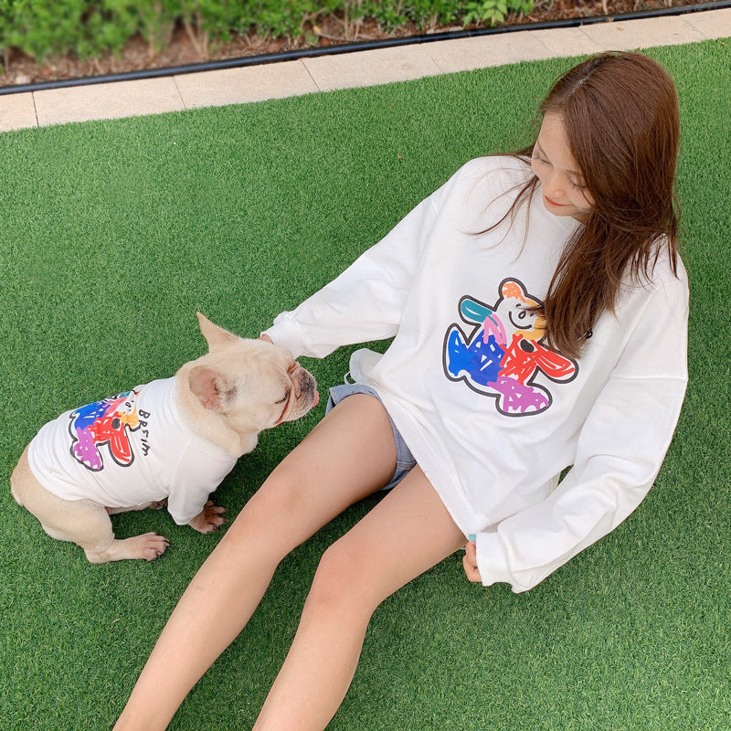 Spring Autumn Pet Cotton Two-Legged Sweater For Pets