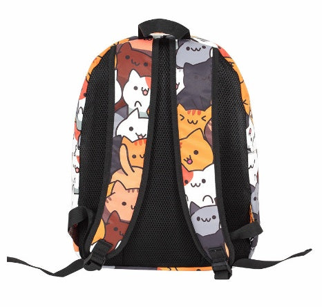 Cat Print Pattern Portable Backpack For Pets