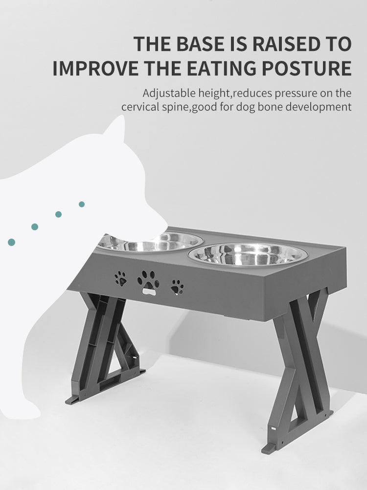 Pet Stainless Steel Folding Bowl For Easy Feeding And Travel