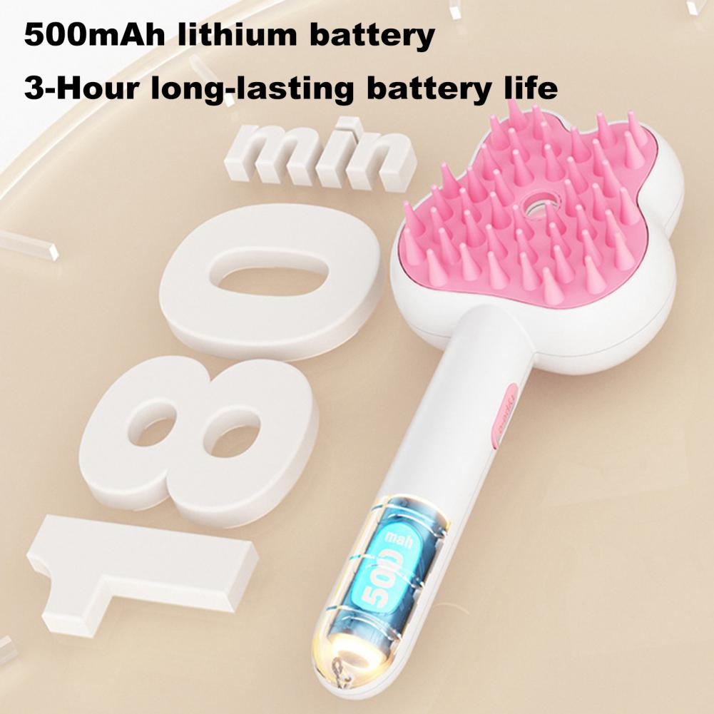 Rechargeable Pet Grooming Steam Brush Hair Remover Comb