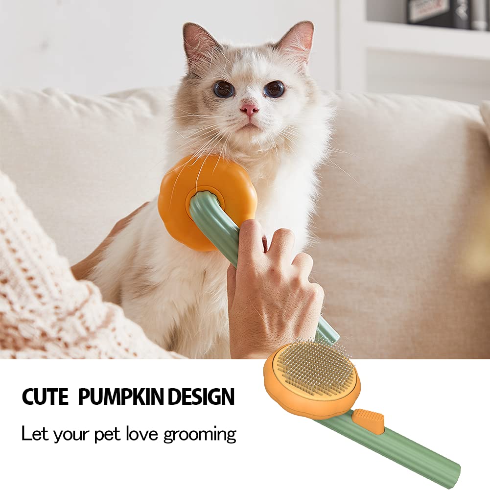 Self-Cleaning Pet Slicker Brush Grooming Tool For Pets