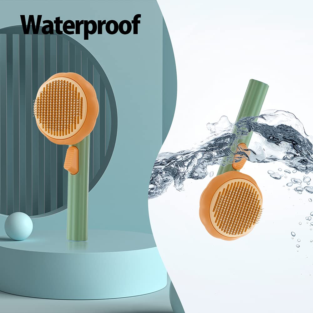 Self-Cleaning Pet Slicker Brush Grooming Tool For Pets