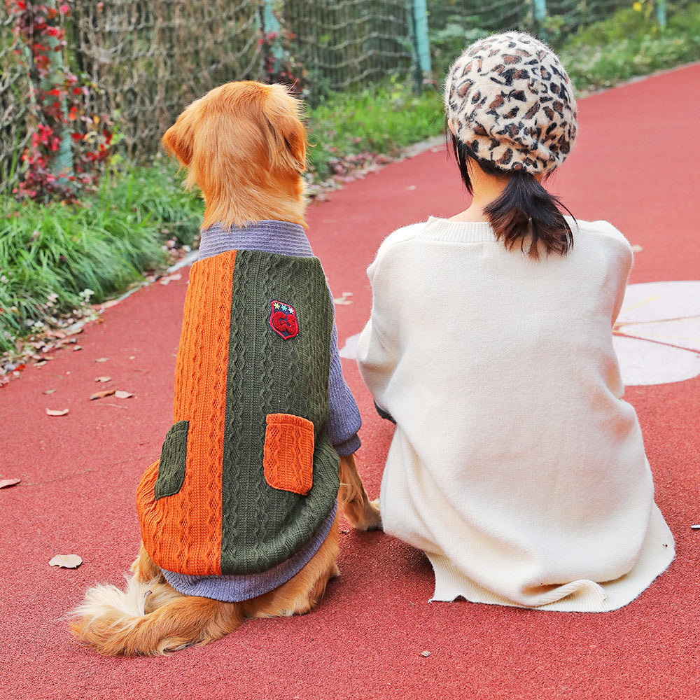 Winter Thick Warm Pet Sweater For Large Breeds
