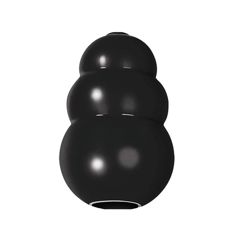 Bite-Resistant Rubber Pet Toy Gourd Shape With Food Dispensing Design