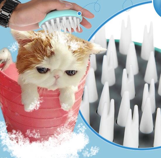 Comfortable Pet Massage Bath Brush Grooming Comb For Pets