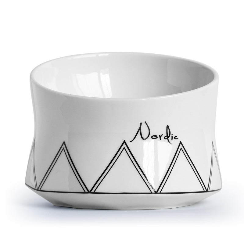Ceramic Pet Bowl Durable Food And Water Dish