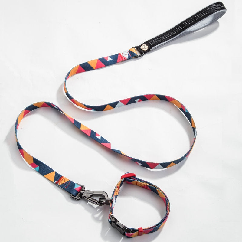 Adjustable Pet Leash And Collar Set
