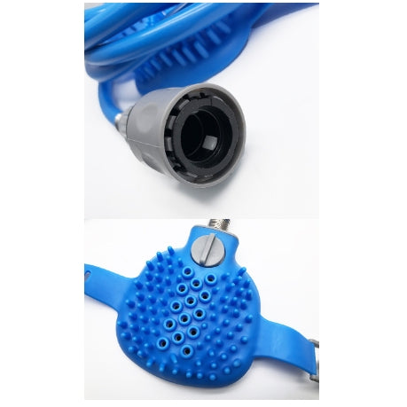Pet Bathing Gloves Handheld Silicone Nozzle Massage Shower Brush
