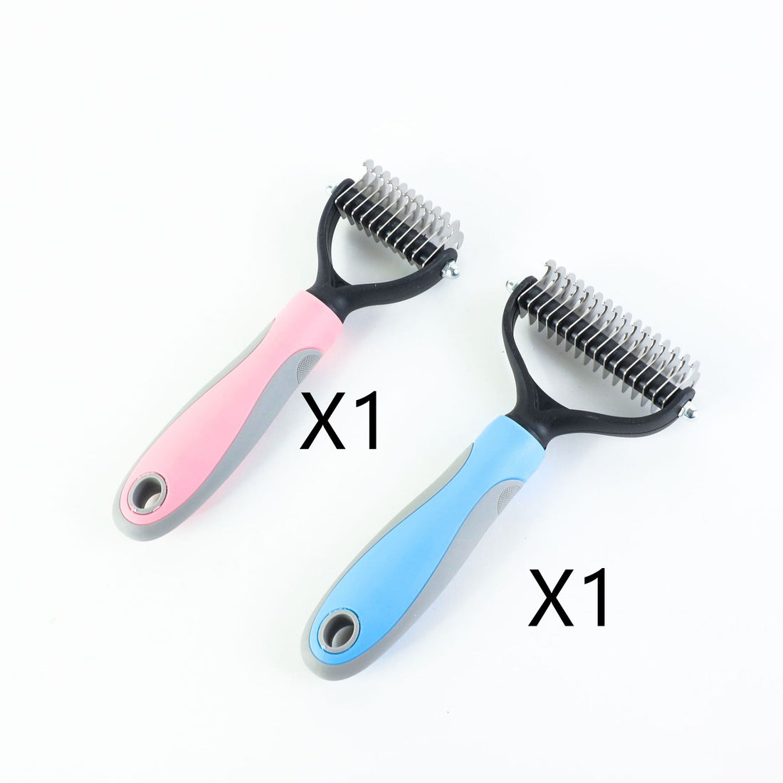 Double-Sided Stainless Steel Pet Grooming Brush Hair Removal Comb