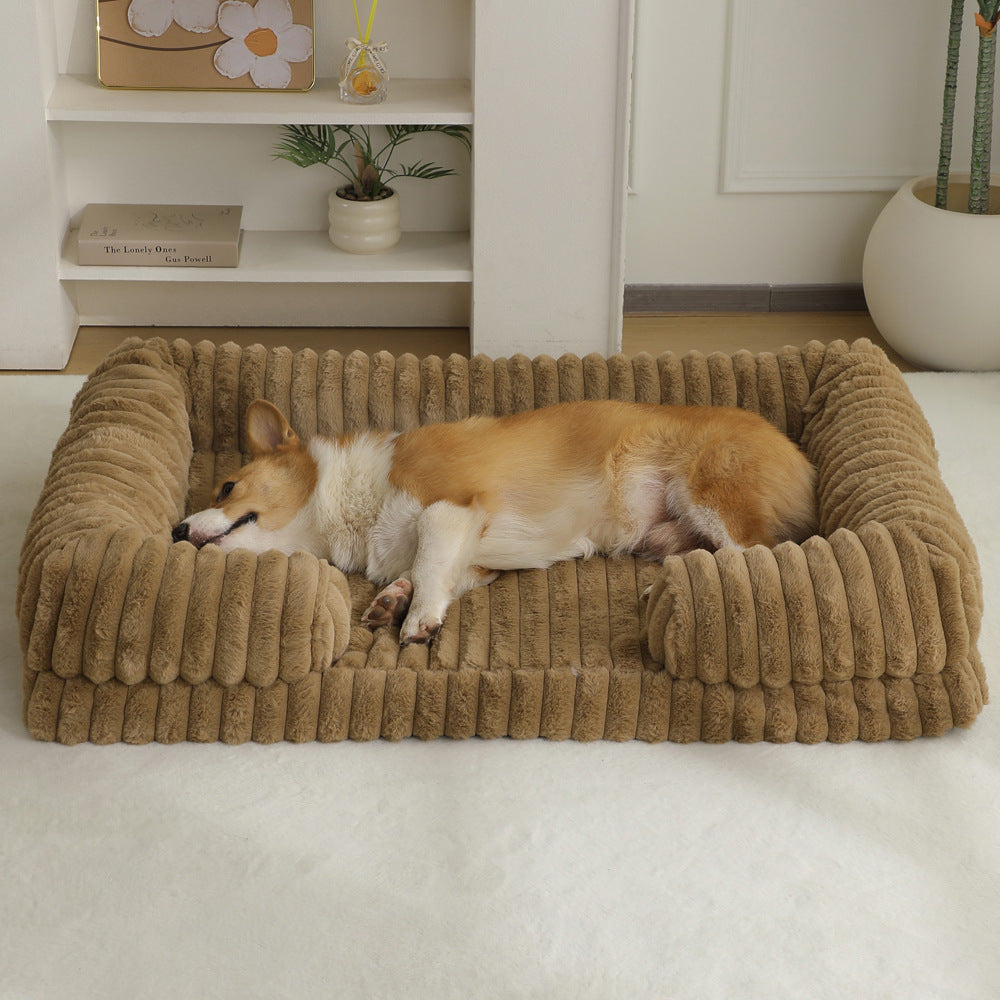 Warm Large Pet Bed Cozy Mat for Small and Medium Pets