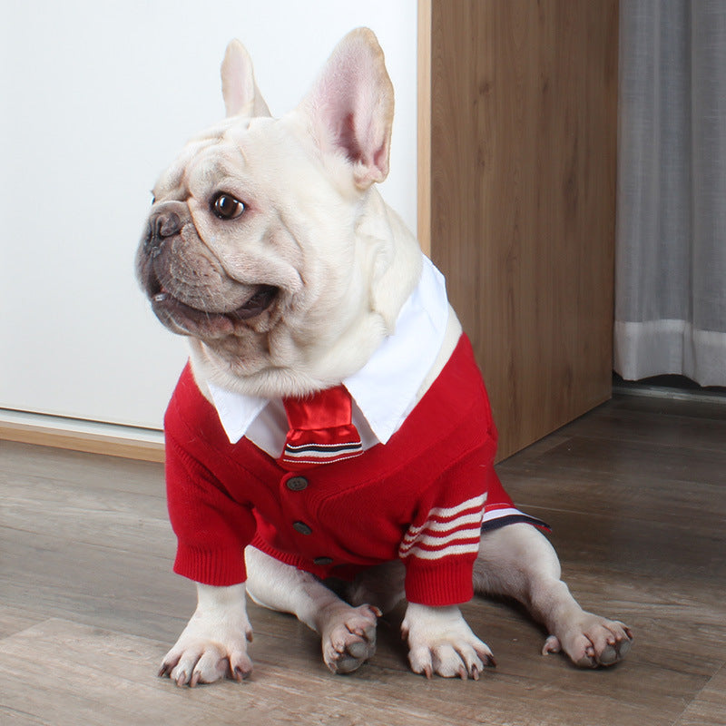 Christmas Autumn Winter Pet Sweater Warm Holiday Outfit For Pets