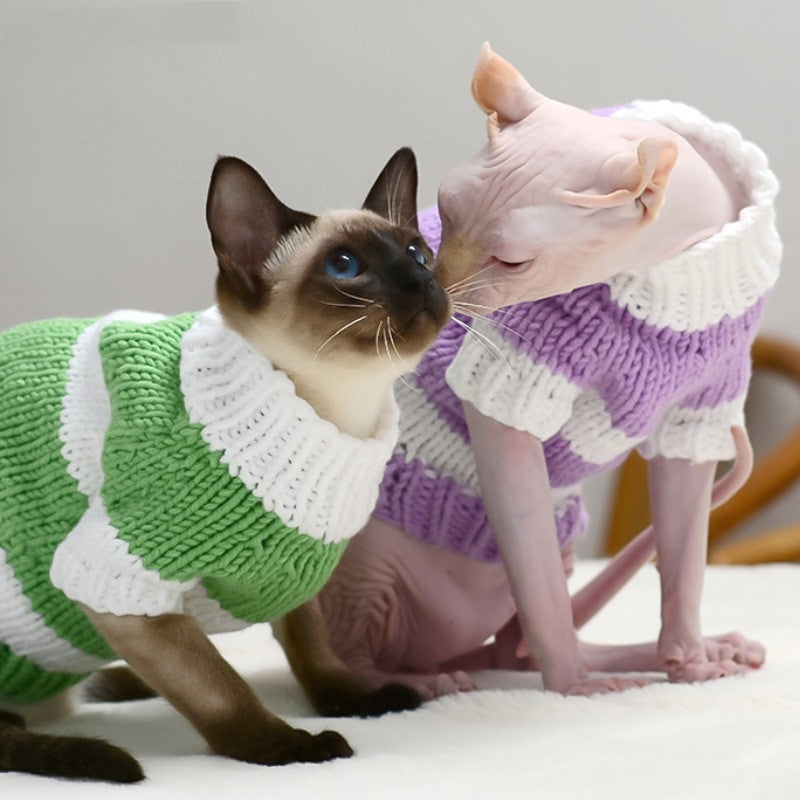 Warm Pet Sweater Soft Comfortable Winter Clothing For Pets
