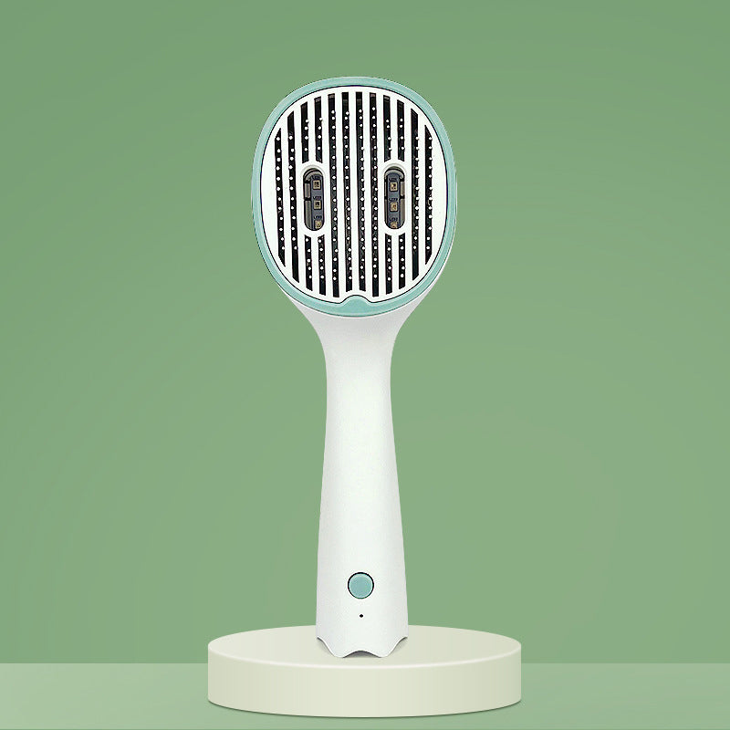 UVC Sterilized Self-Cleaning Pet Grooming Slicker Comb