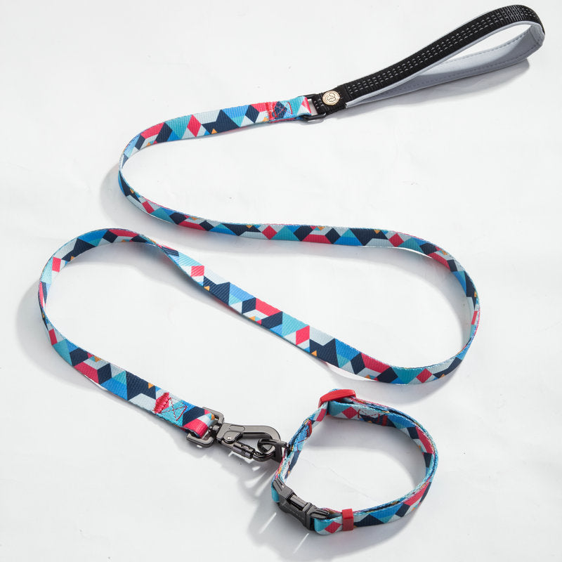 Adjustable Pet Leash And Collar Set