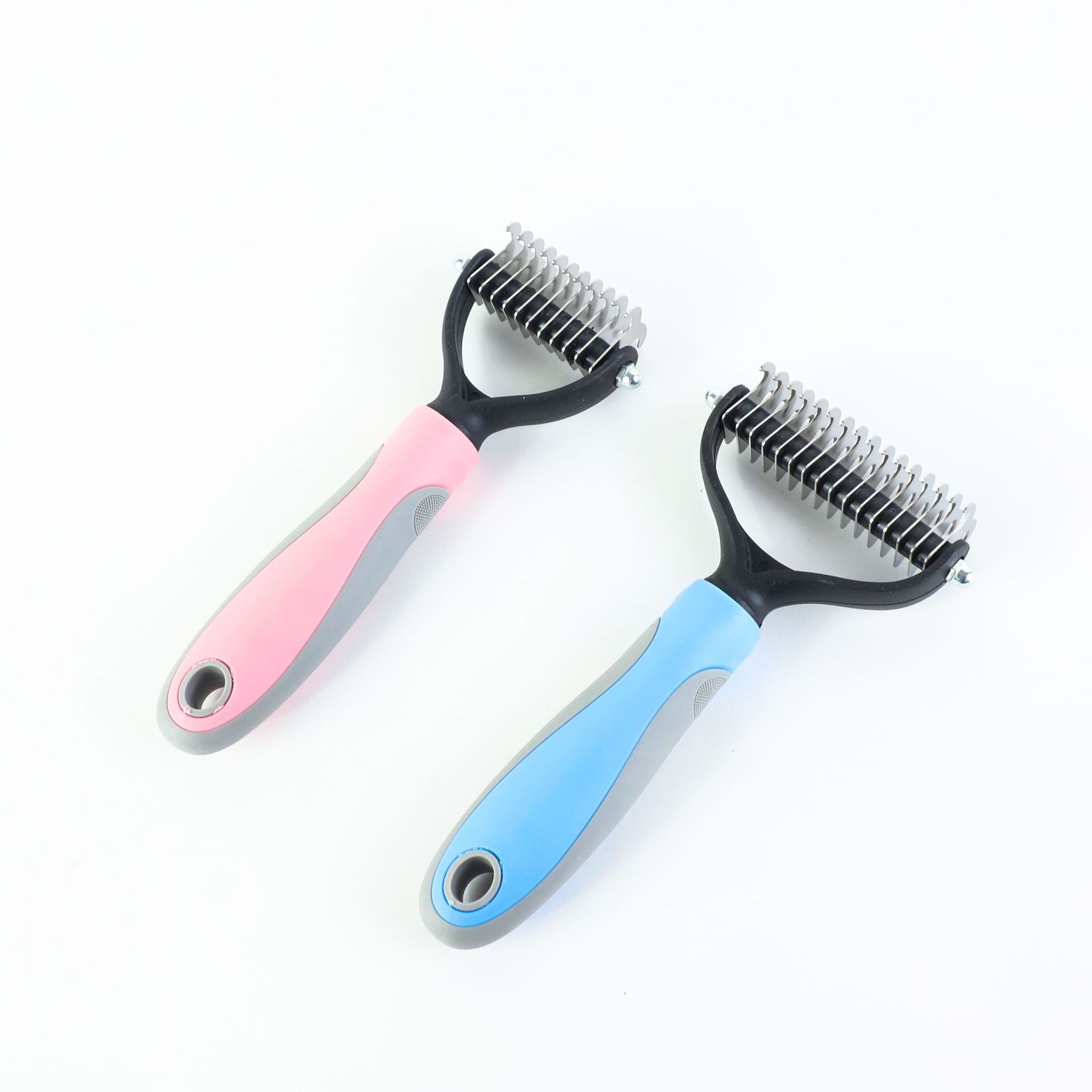 Double-Sided Stainless Steel Pet Grooming Brush Hair Removal Comb