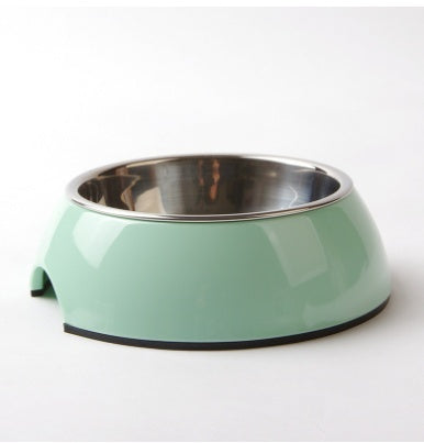 Stainless Steel And Melamine Pet Bowl Durable Tableware