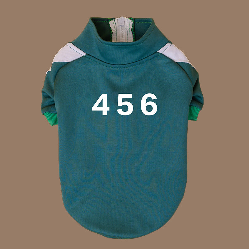 Digital Pattern Pet Sweater Coat For Small And Medium Breeds