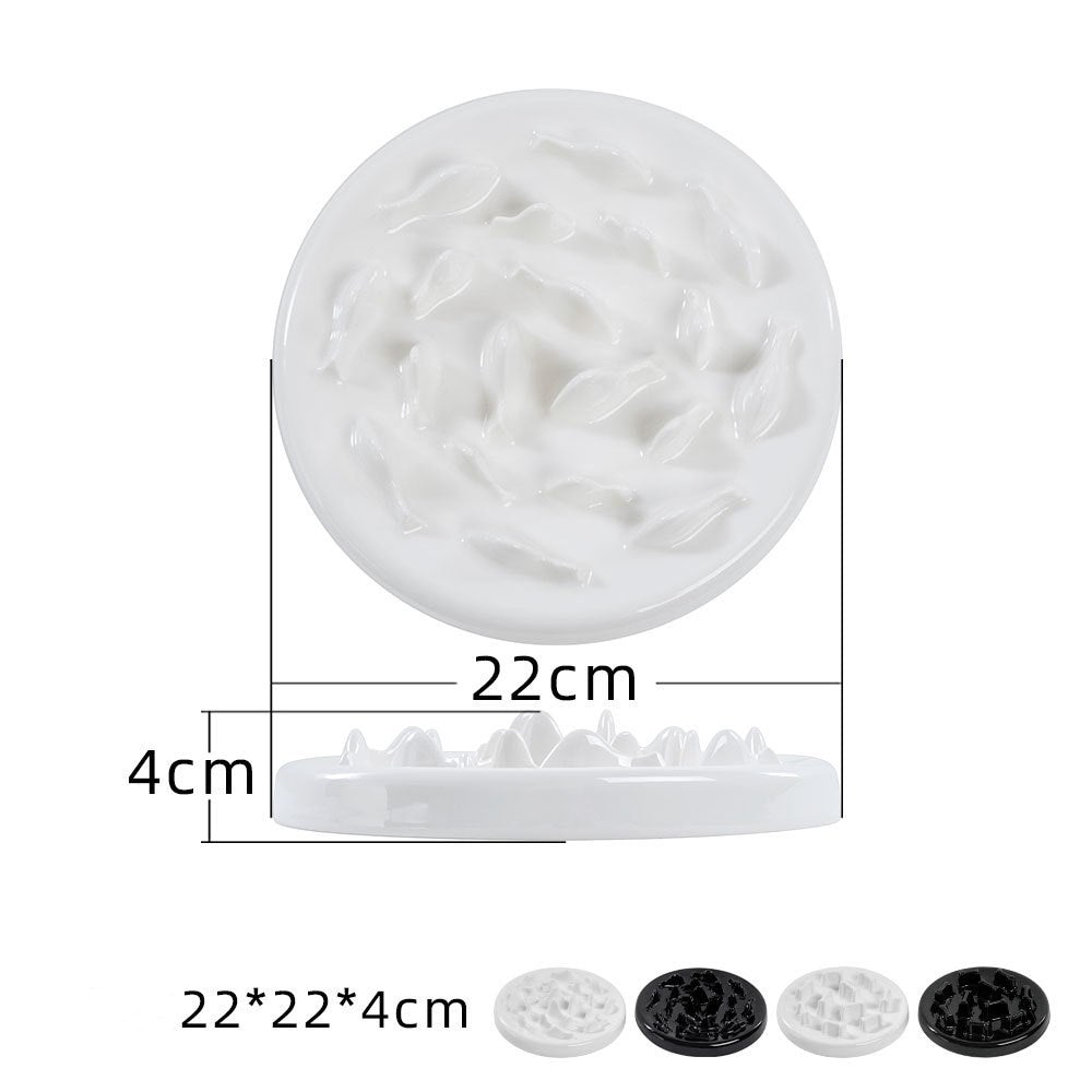Ceramic Slow Feeding Pet Bowl For Healthy Eating